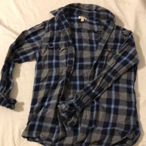 Perfect condition blue and grey comfy flannel